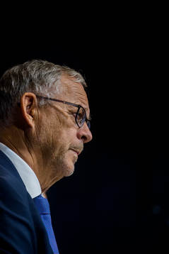 Lars Lagerbäck, head coach of Norway