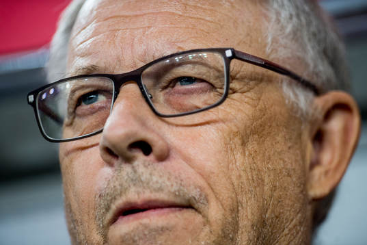 Lars Lagerbäck, head coach of Norway