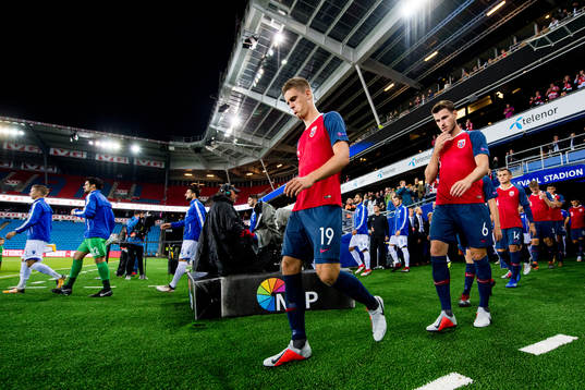 Markus Henriksen and Håvard Nordtveit of Norway