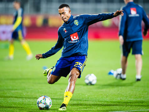 Robin Quaison of Sweden