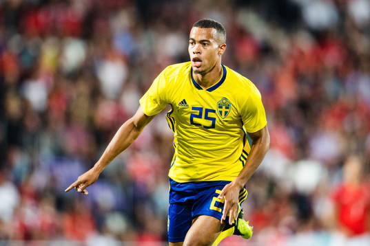 Robin Quaison of Sweden