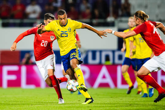 Robin Quaison of Sweden