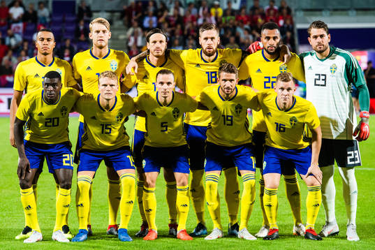 Top row from the left, Robin Quaison, Filip Helander,