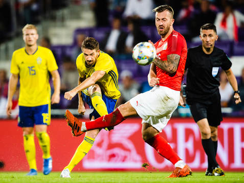 Marcus Rohdén of Sweden with a shot
