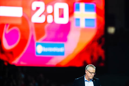 Head coach Janne Andersson of Sweden