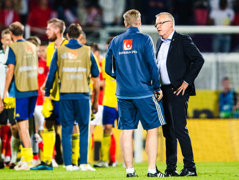 Head coach Janne Andersson of Sweden