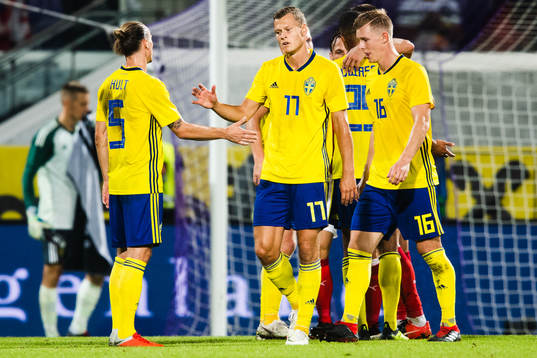 Viktor Claesson of Sweden looks dejected