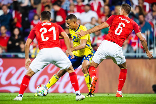 Robin Quaison of Sweden