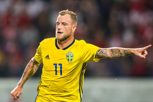 John Guidetti of Sweden