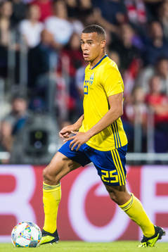 Robin Quaison of Sweden