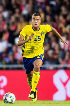 Robin Quaison of Sweden