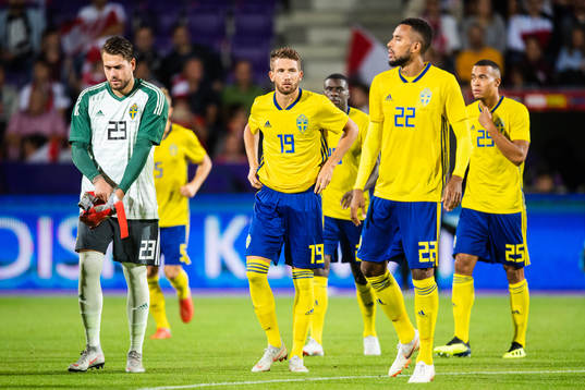 Goalkeeper Kristoffer Nordfeldt, Marcus Rohdén and Isaac