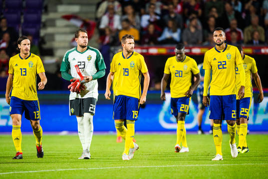Gustav Svensson, goalkeeper Kristoffer Nordfeldt, Marcus