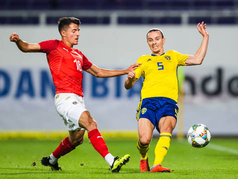 Alessandro Schoepf of Austria and Niklas Hult of Sweden