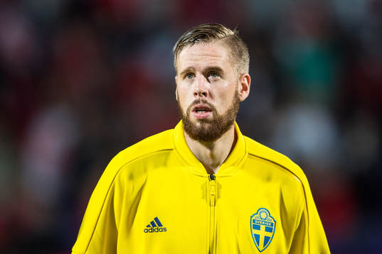 Emil Krafth of Sweden prior the international friendly
