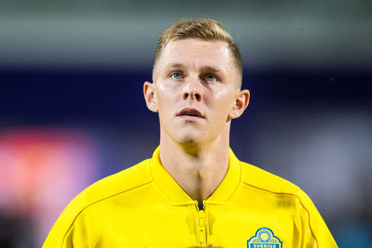 Emil Krafth of Sweden prior the international friendly