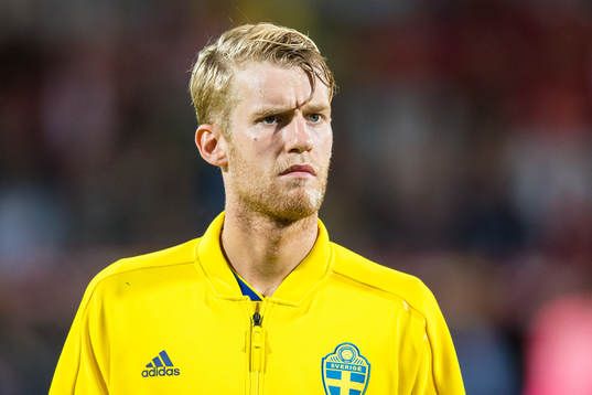 Filip Helander of Sweden prior the international friendly