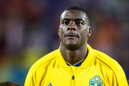 Ken Sema of Sweden prior the international friendly