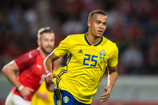 Robin Quaison of Sweden