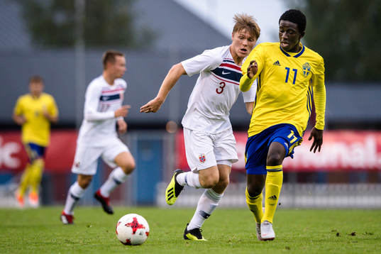 Norges Harald Martin Hauso och Sveriges Jack Lahne