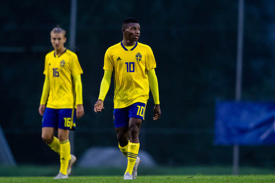 Sveriges Sylvin Kayembe deppar