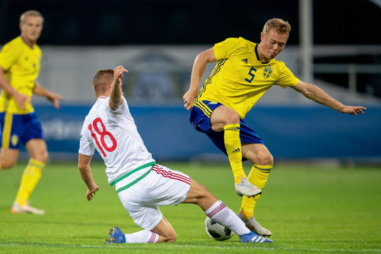 Ungerns Attila Harris och Sveriges Joel Andersson