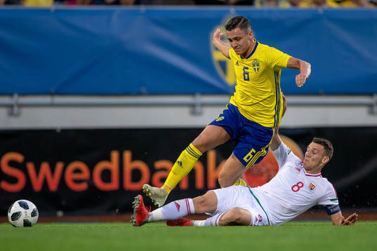 Sveriges Jonathan Levi och Ungerns Dániel Gazdag