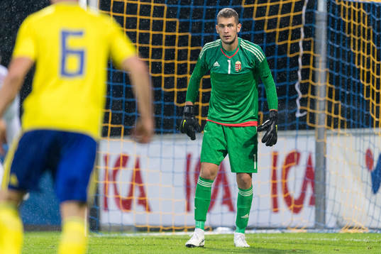 Ungerns målvakt Patrik Demjén