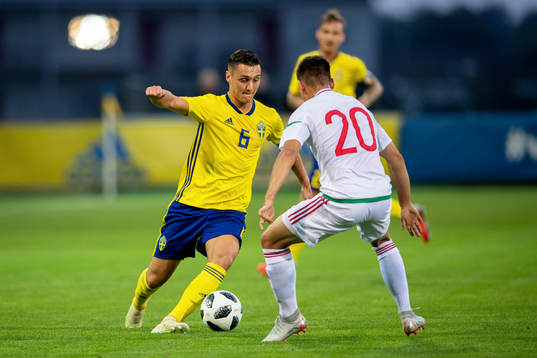 Sveriges Jonathan Levi och Ungerns Bence Banó-Szabó