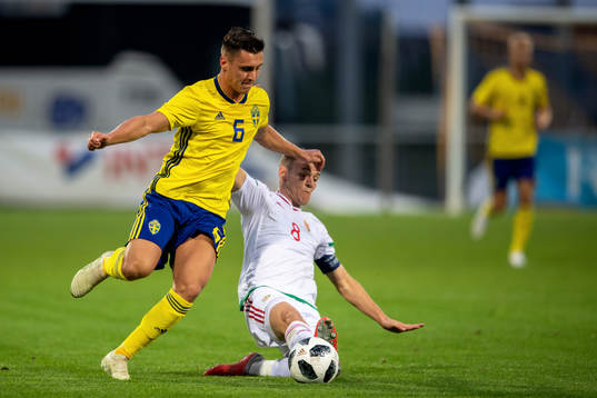 Sveriges Jonathan Levi och Ungerns Dániel Gazdag