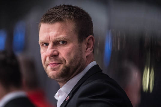 Ocelari Trinec head coach Vaclav Varada