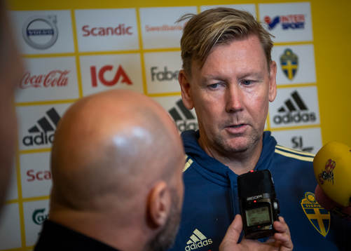 Sveriges assisterande förbundskapten Peter Wettergren