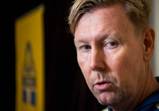 Sveriges assisterande förbundskapten Peter Wettergren