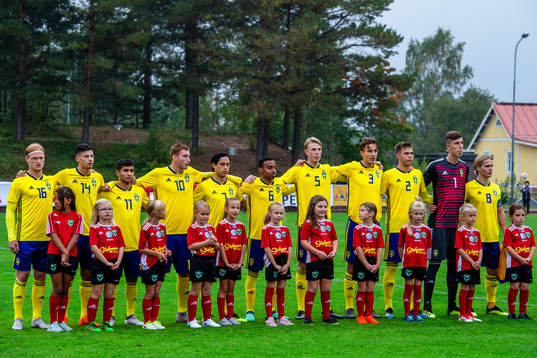 Sveriges Nils Fröling , Kevin Yakob , Eduart Iljazi ,