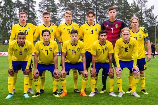 Sveriges Nils Fröling , Kevin Yakob , Eduart Iljazi ,