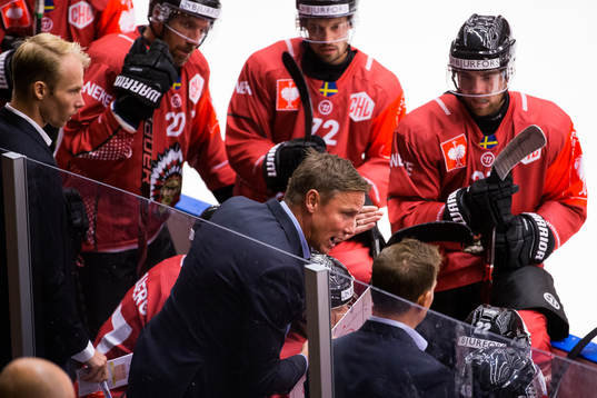 Head coach Roger Rönnberg of Frölunda