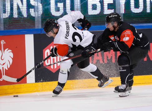 Christoffer Forsberg #23, Malmö Redhawks and Elmeri Eronen