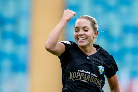 Göteborgs Elin Rubensson jublar