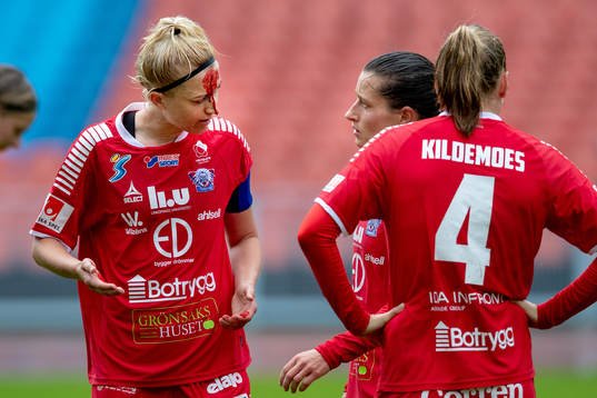 Linköpings Janni Arnth Jensen med skadas i huvudet