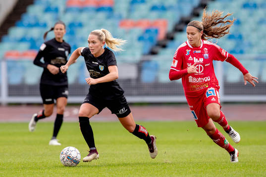 Göteborgs Elin Rubensson mot Linköpings Emma Lennartsson
