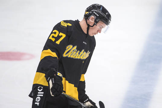Västerås Sebastian Benker innan sin straff