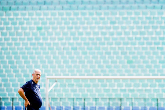 Lars Lagerbäck, head coach of Norway