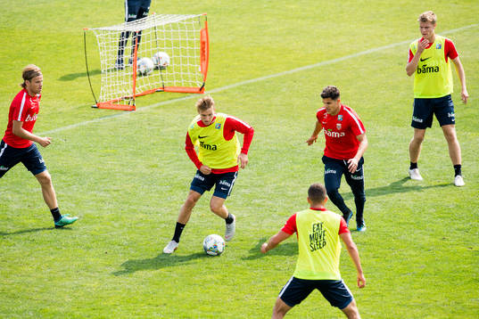 Iver Fossum, Martin Ødegaard, Tarik Elyounoussi and Sigurd