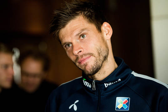 Goalkeeper Rune Almenning Jarstein of Norway