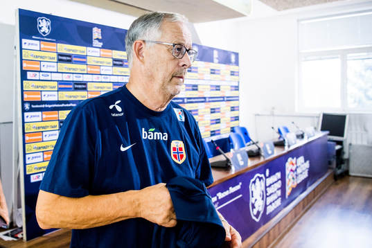 Lars Lagerbäck, head coach of Norway