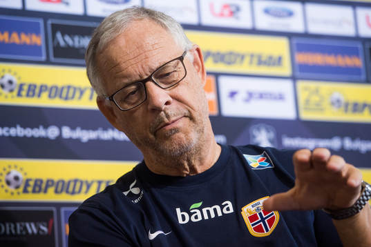 Lars Lagerbäck, head coach of Norway