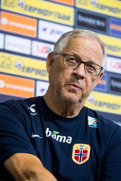Lars Lagerbäck, head coach of Norway