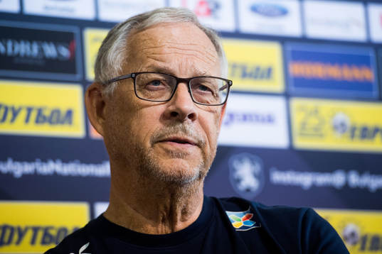 Lars Lagerbäck, head coach of Norway
