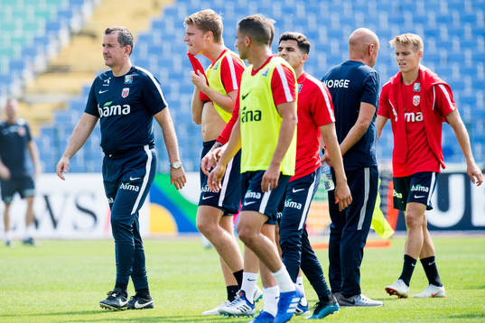 Per Joar Hansen, assistant coach of Norway, and Sigurd