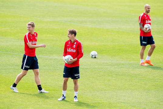 Sigurd Rosted, Stefan Johansen and Tore Reginiussen of